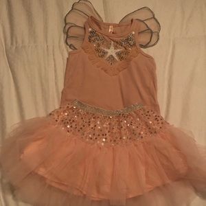 Cotton On Kids tank top w/ wings & matching tutu